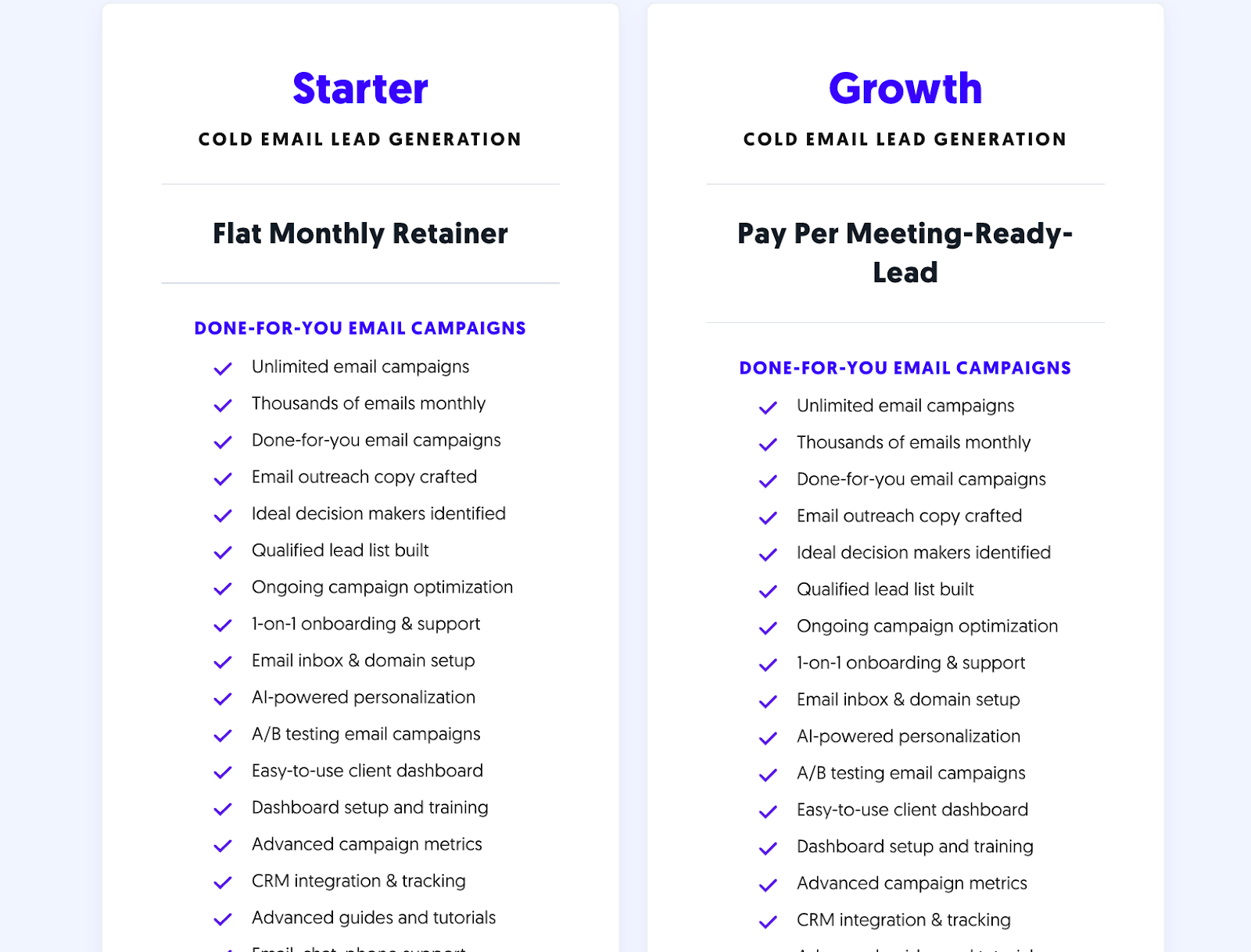 Cleverly lead gen pricing