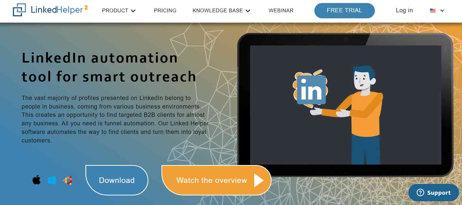 LinkedIn Helper 2 homepage