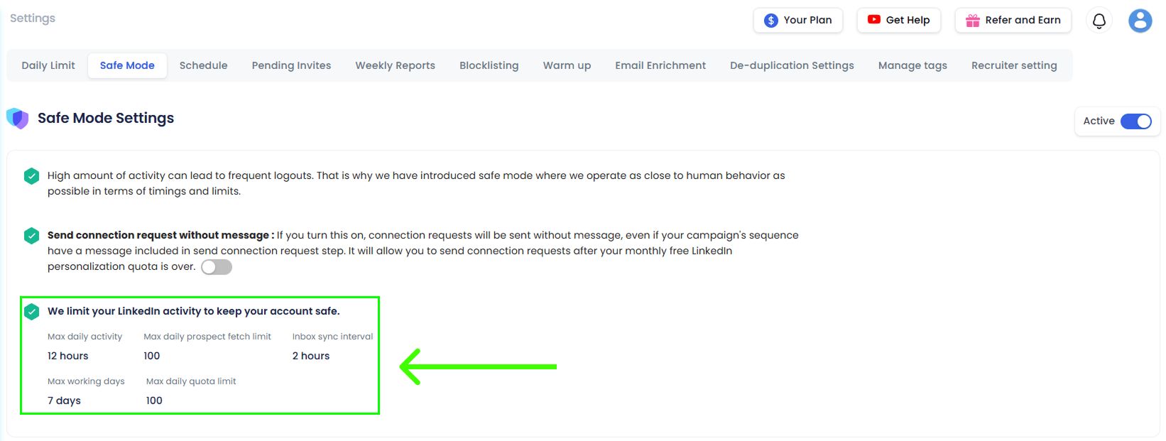 SalesRobot sequence creation interface with multiple steps.