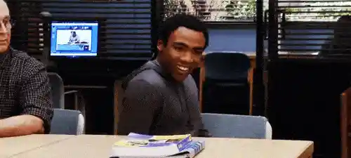 Donald Glover giving a thumbs up