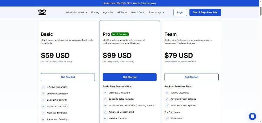 Meet Aflfred pricing