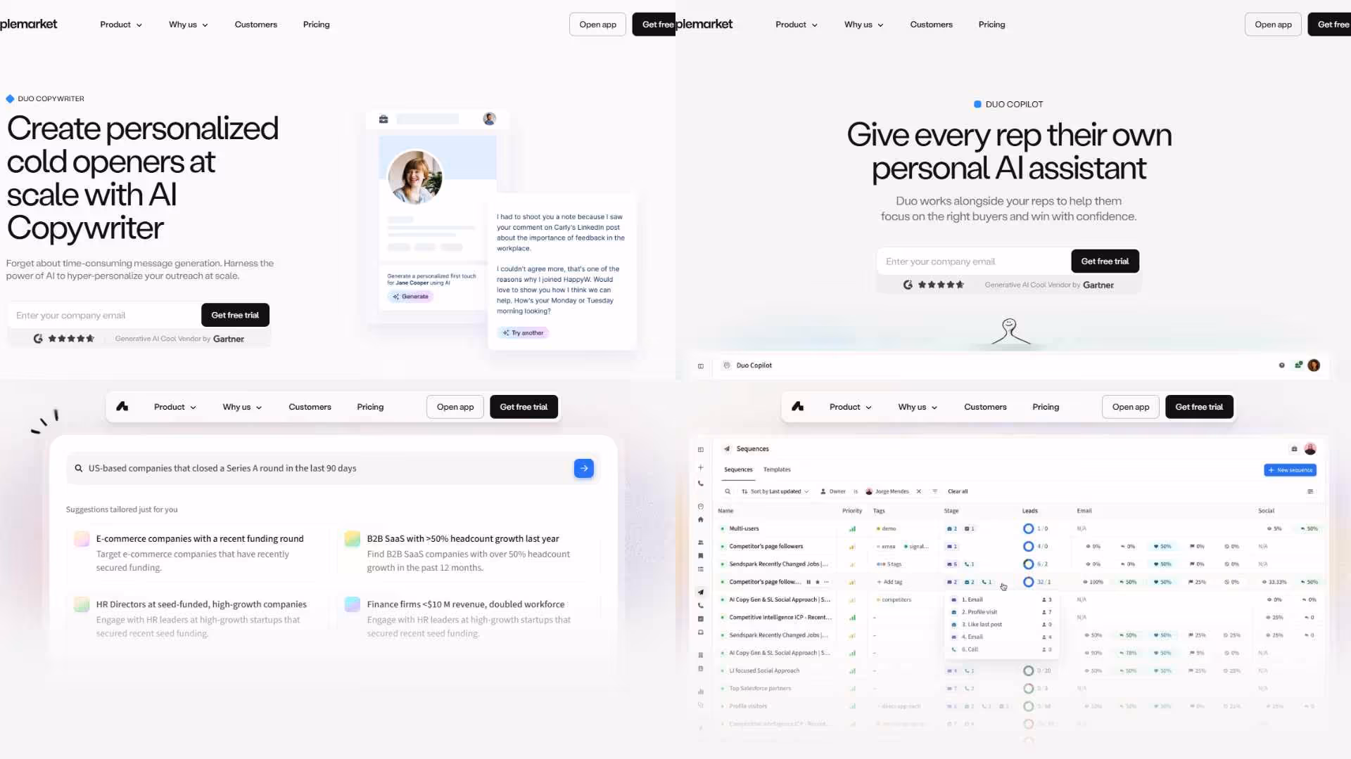 amplemarket features