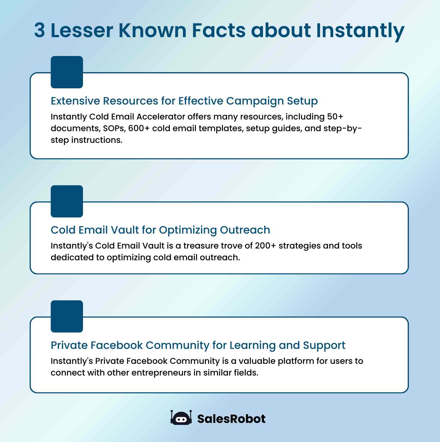 Lesser known facts about Instantly.