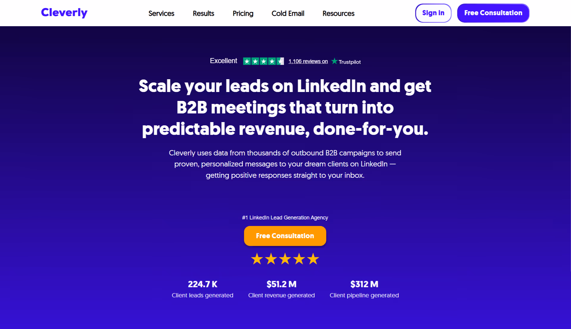 Cleverly homepage