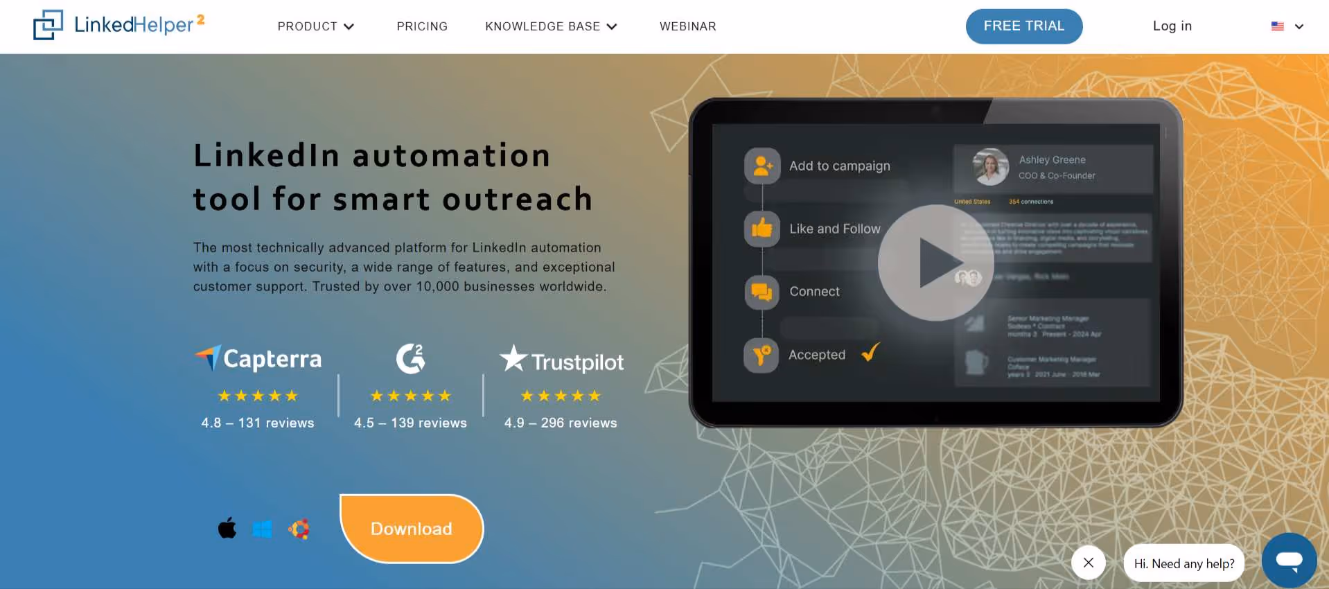 Linked Helper 2 homepage