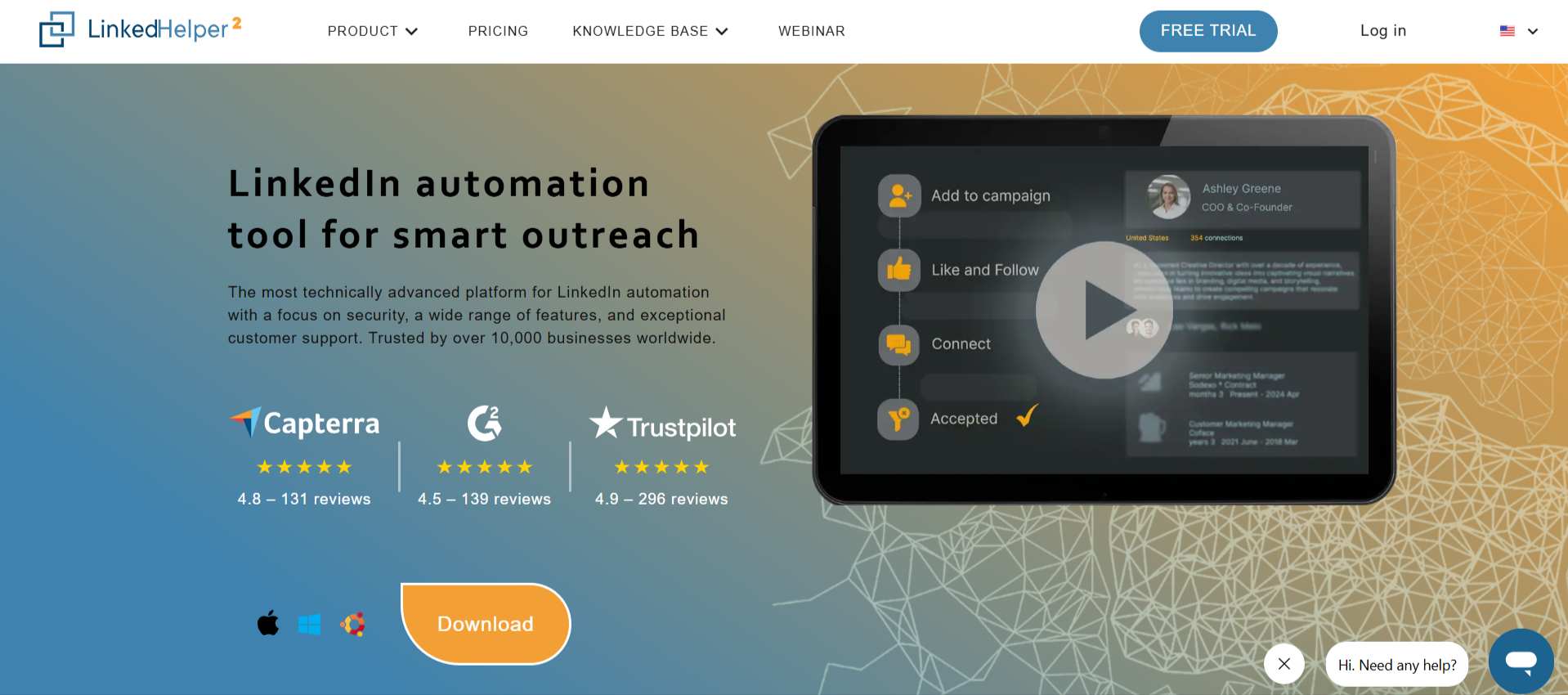 Linked Helper 2 homepage