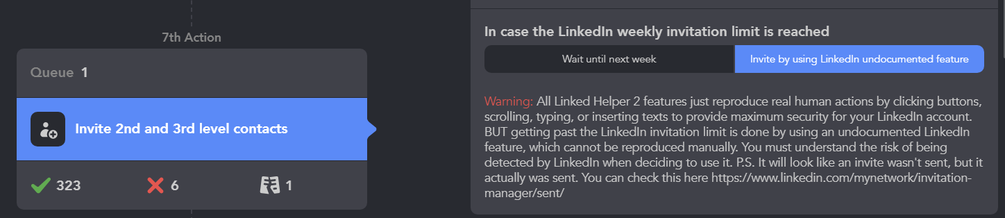 Linked Helper 2's Linkedin Undocumented Feature