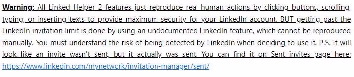Linked Helper shortcoming