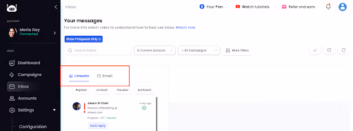 SalesRobot Smart Inbox mini-CRM