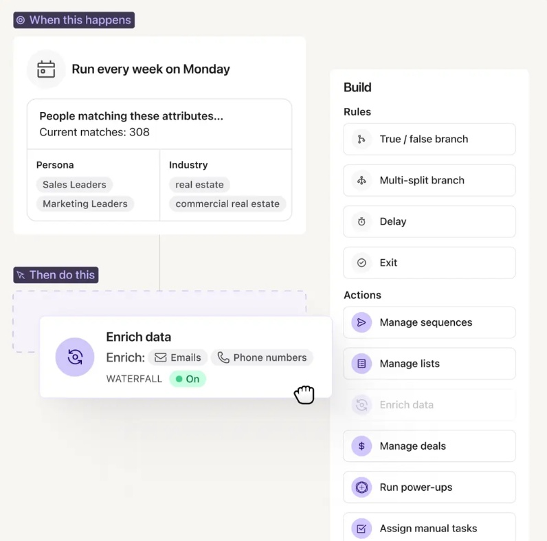 Screenshot of a user interface showing the settings for a workflow automation.