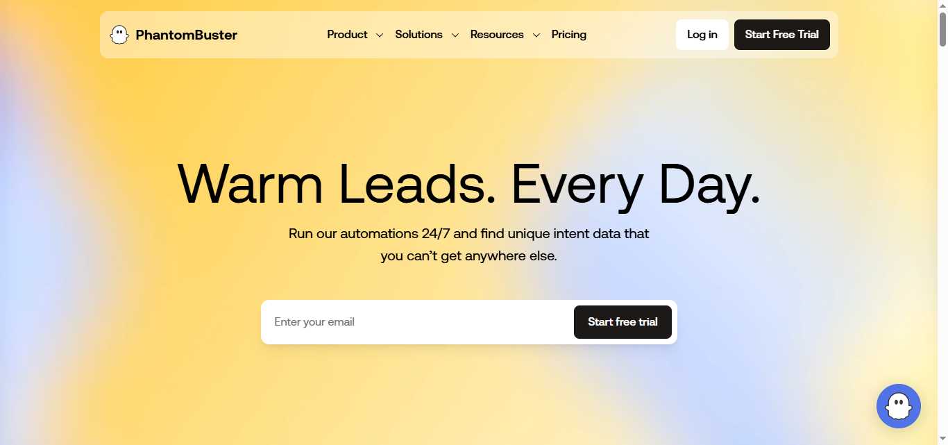 Phantombuster homepage