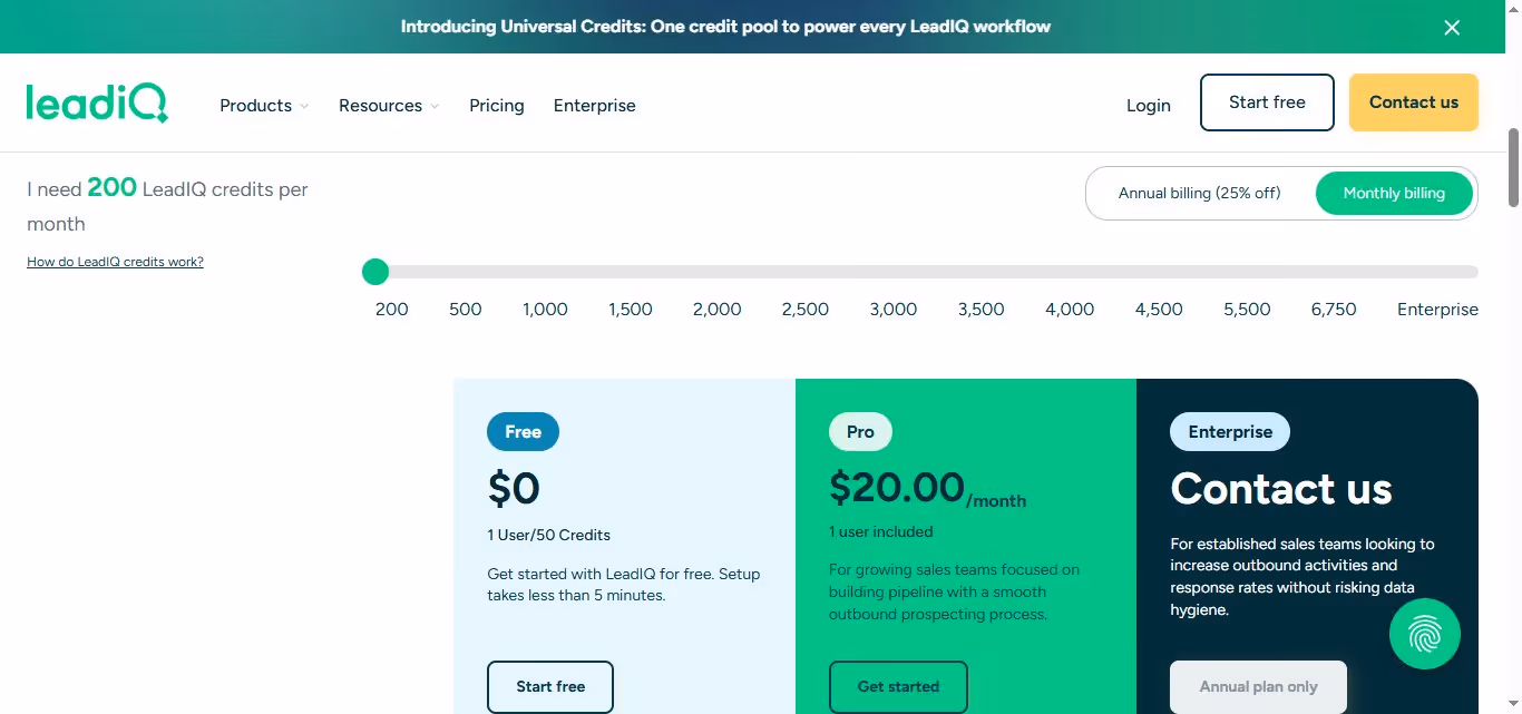 leadiq pricing