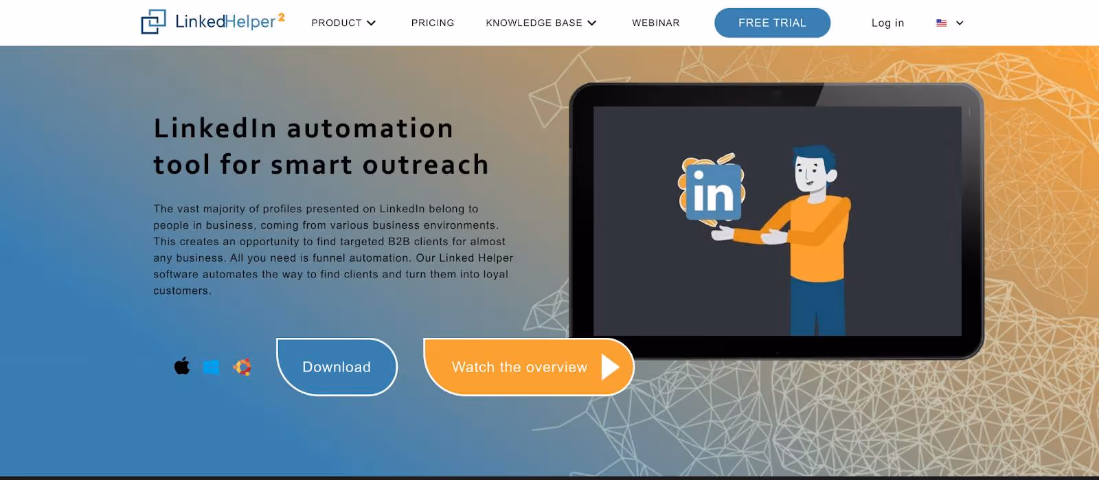 Linked Helper homepage