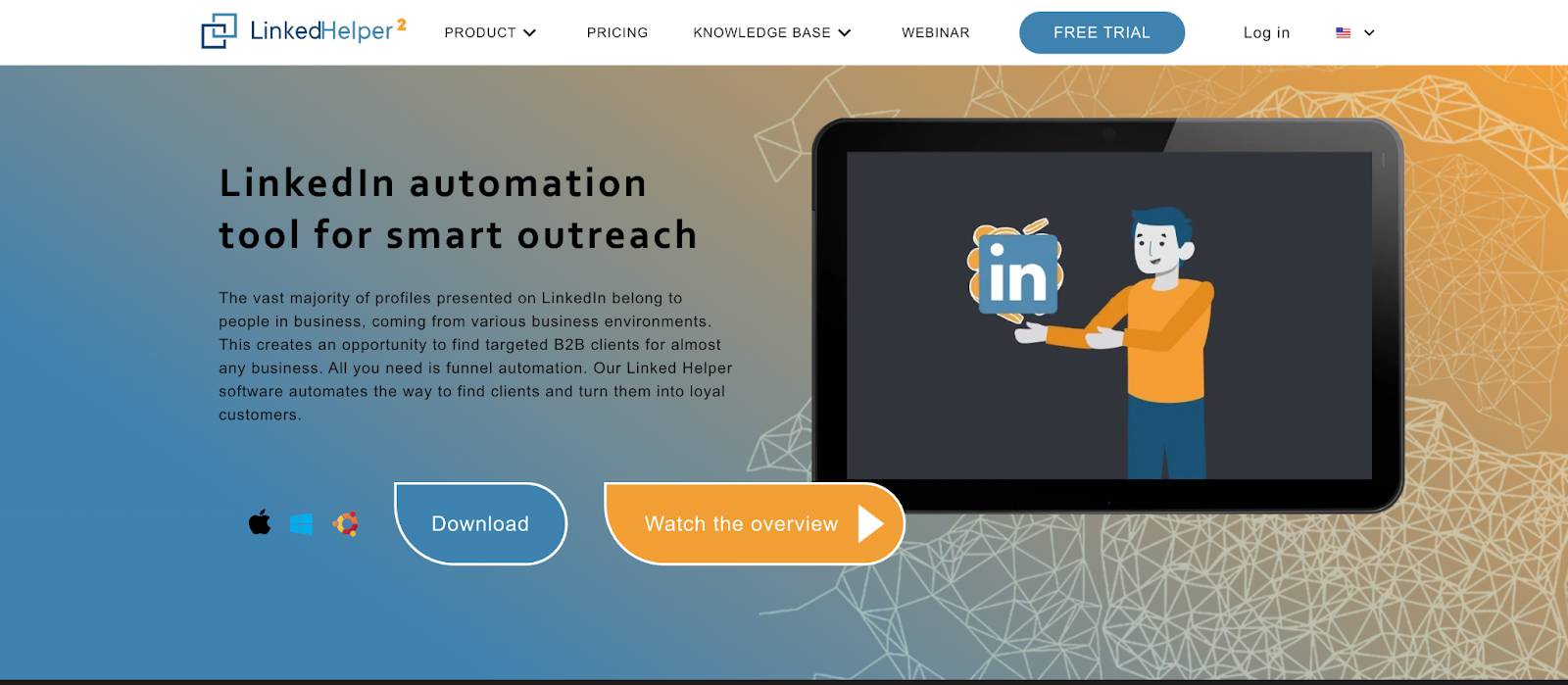 Linked Helper homepage