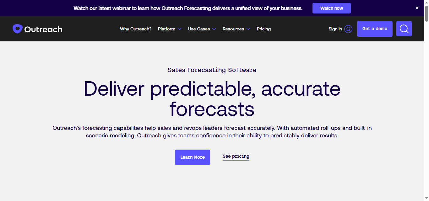 outreach forevasting