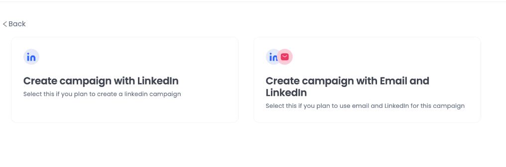 SalesRobot campaign creation