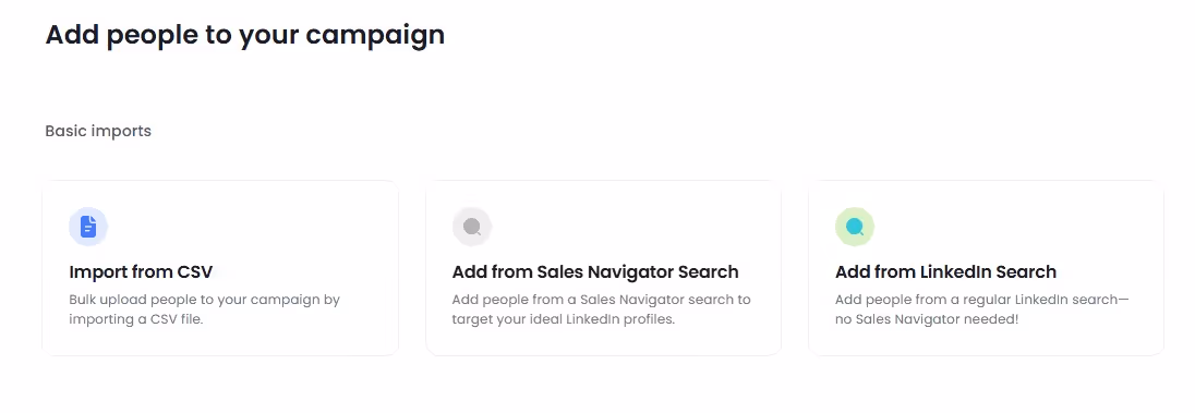 Add prospect option