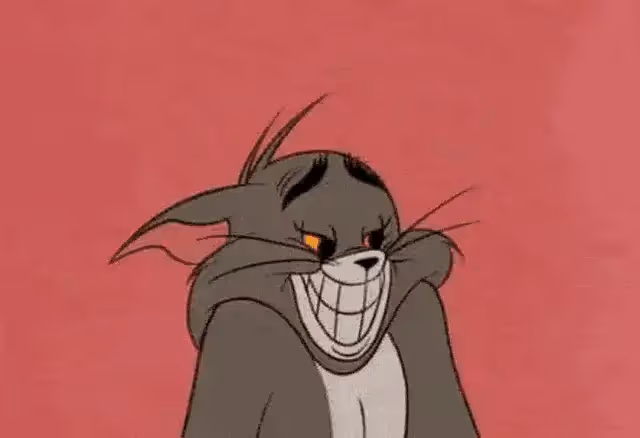 Tom shrugging.