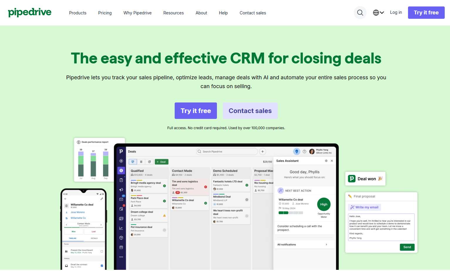 Pipedrive integration