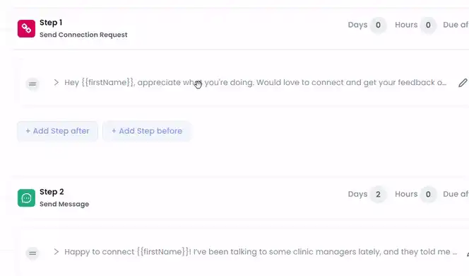 SalesRobot personalized voice note message sequence automation