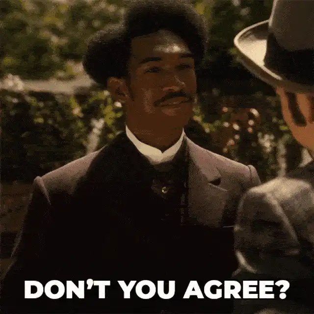 Man saying Don't You Agree?