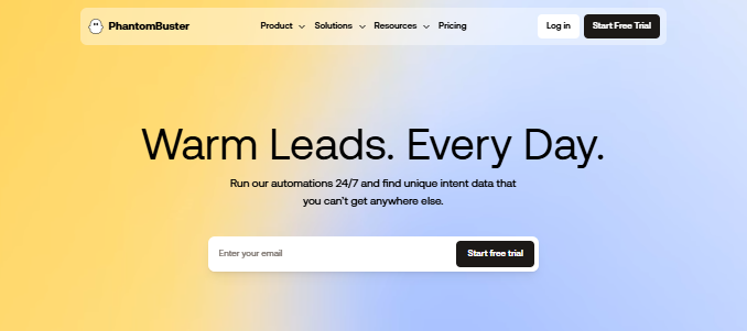 phantombustr homepage