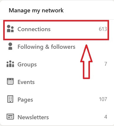 how you can see all of you 1st degree connections on LinkedIn.