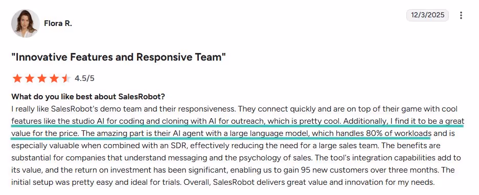 salesrobot review