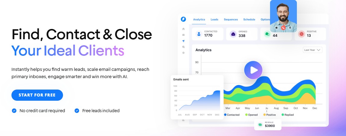 Dashboard showing analytics and user statistics