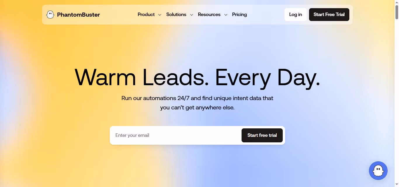 Home page of Phantom Buster