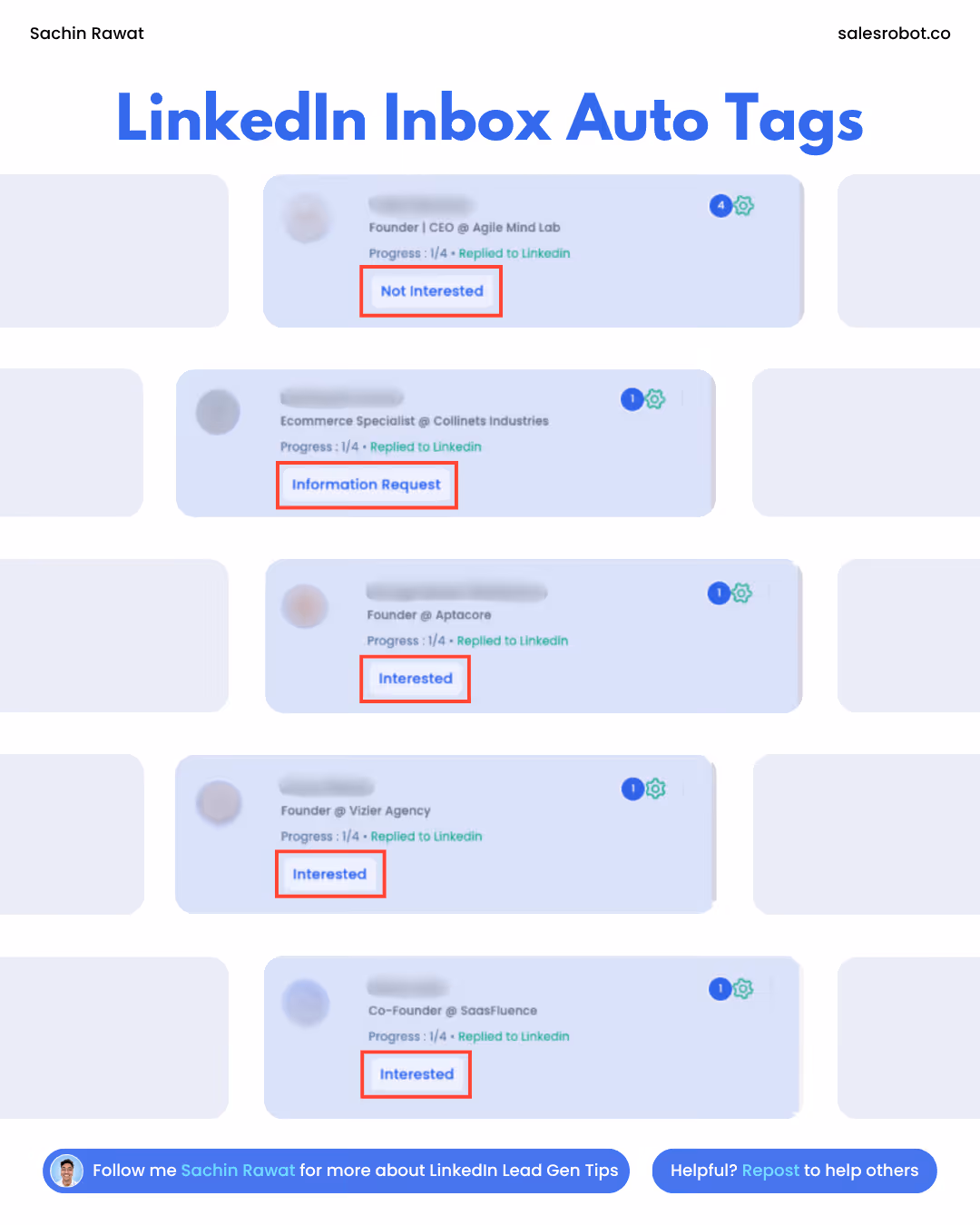 linkedin auto tagging