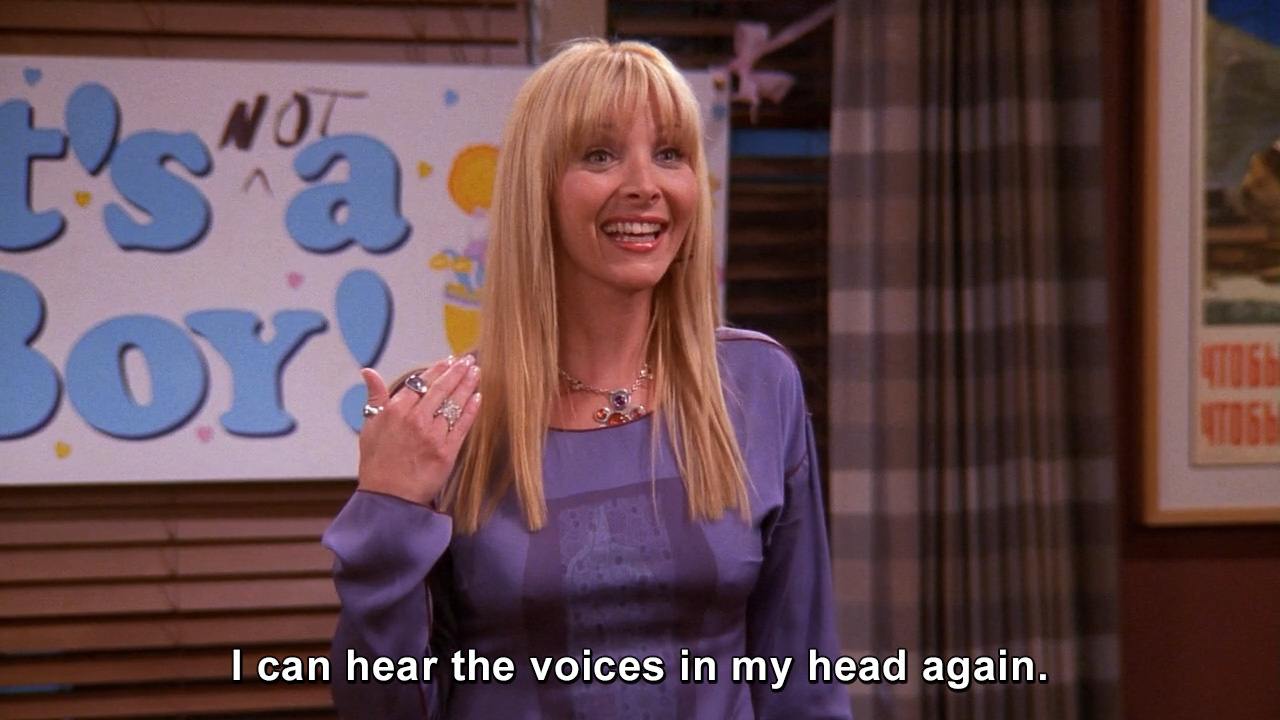 i can hear voices in my head again by phoebe
