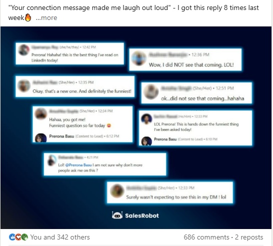 Viral post on LinkedIn