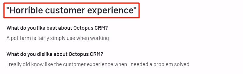 Octopus crm g2 review