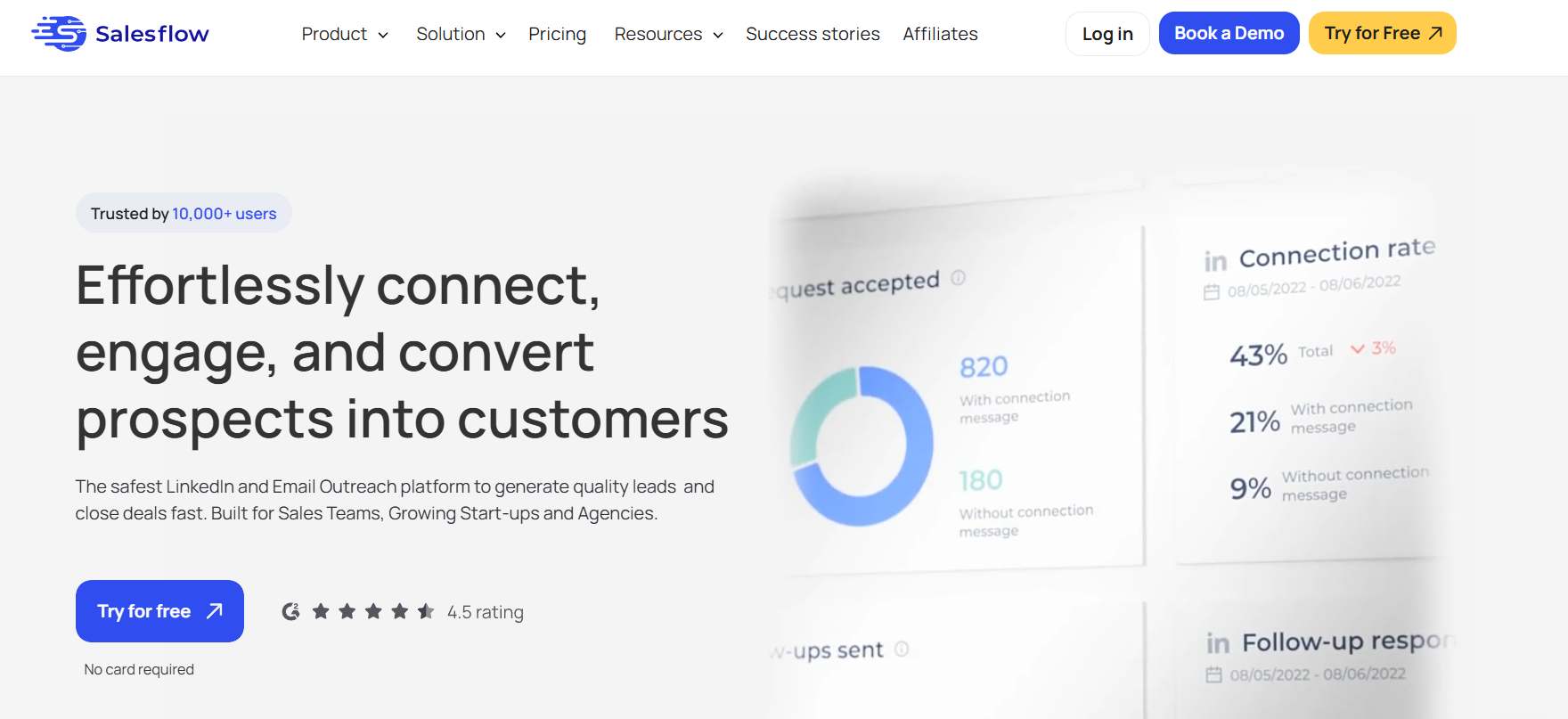 Salesflow homepage