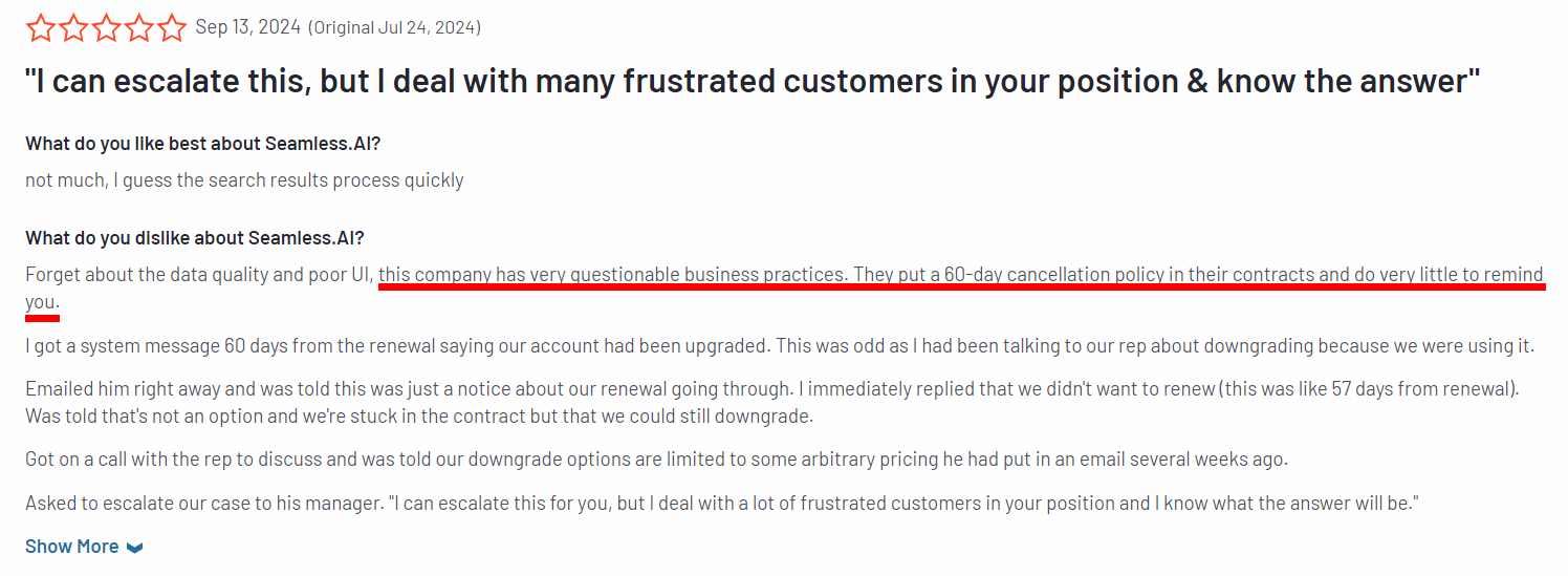 seamless.ai g2 review