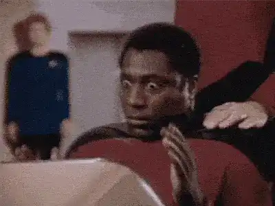 Star Trek man going insane from spam