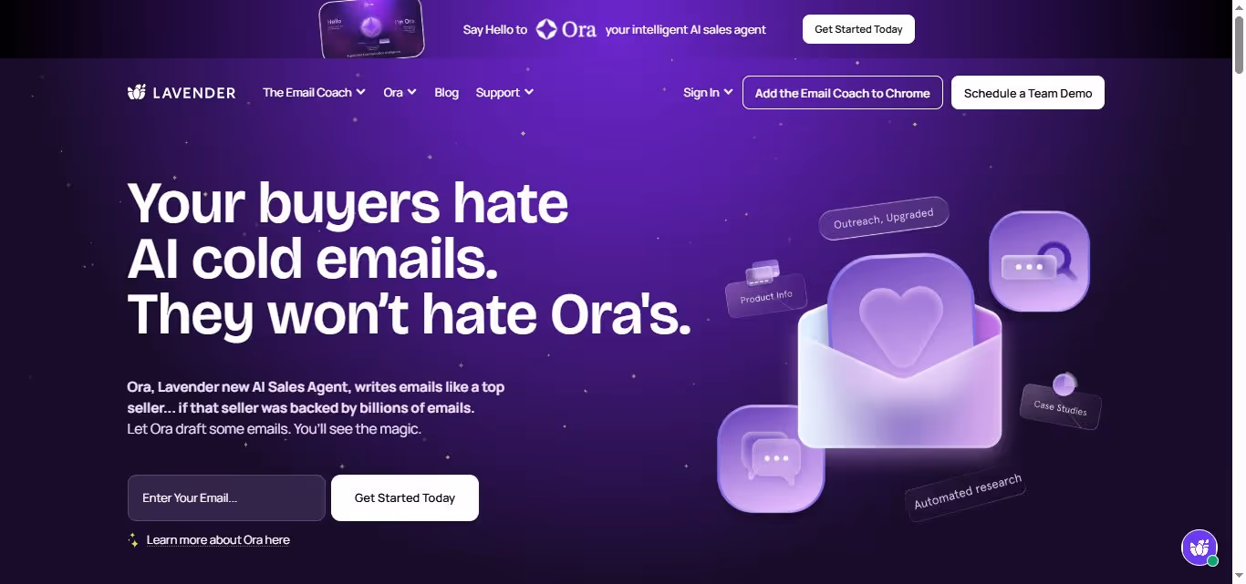 Lavender homepage