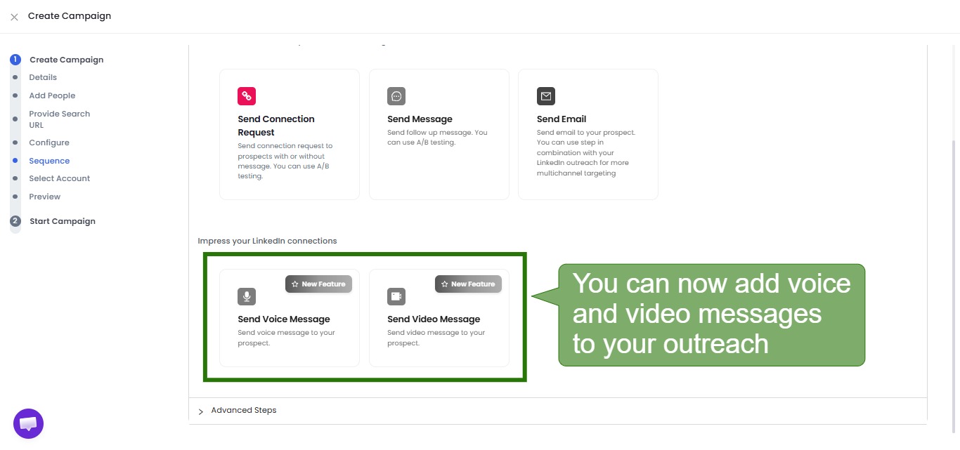 voice and video notes