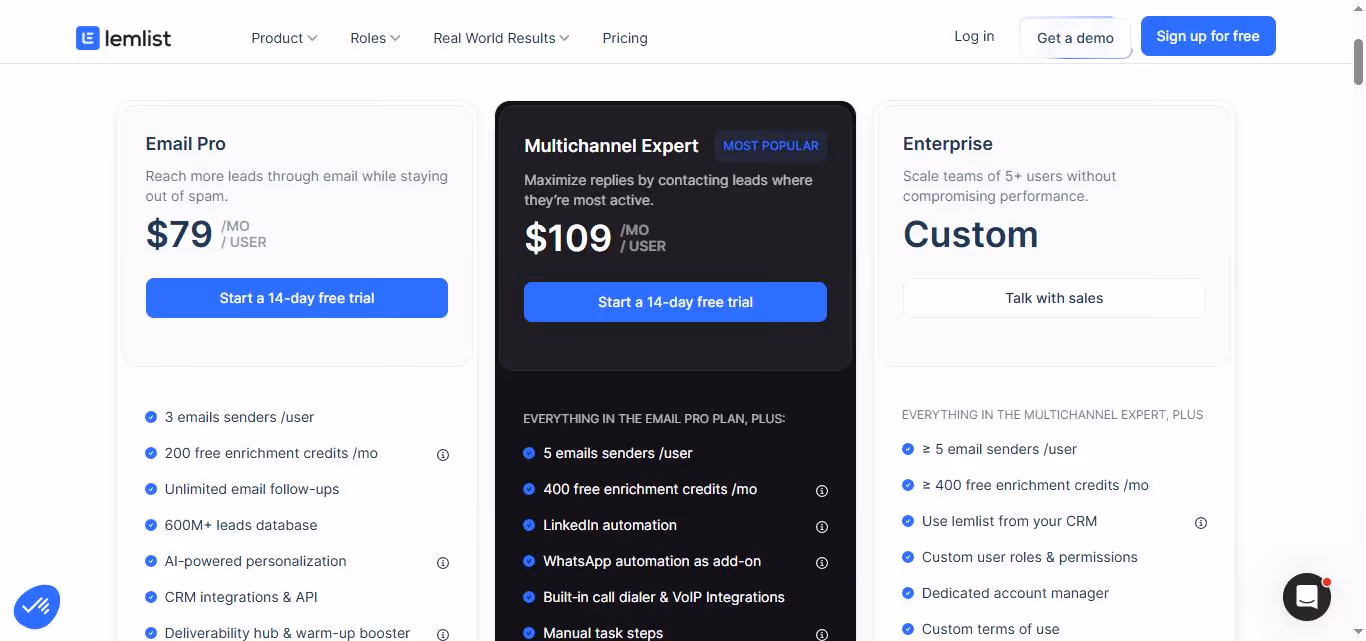 Lempire pricing plans.