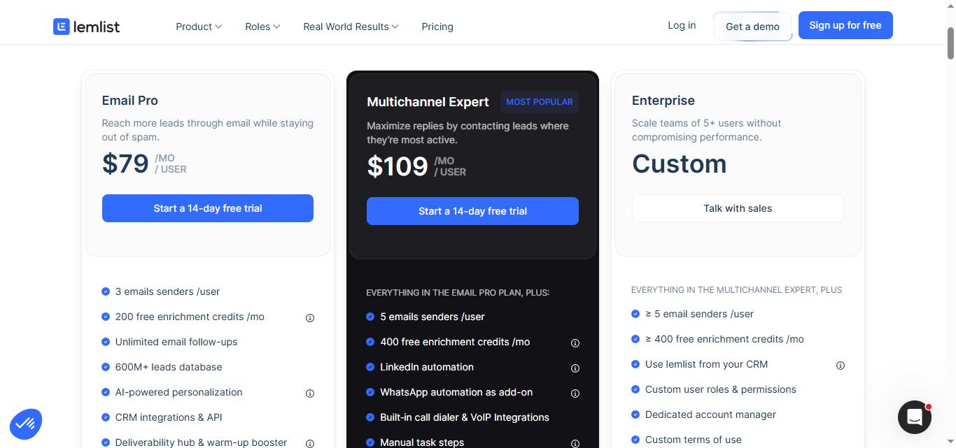 Lempire pricing plans.