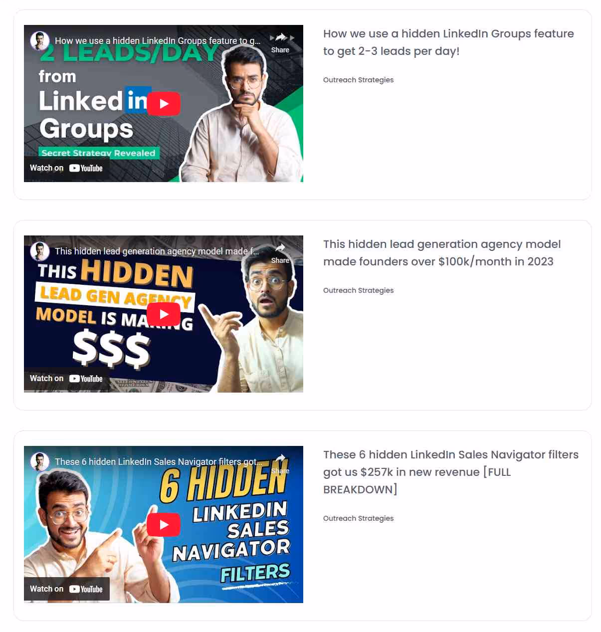 SalesRobot Youtube channel