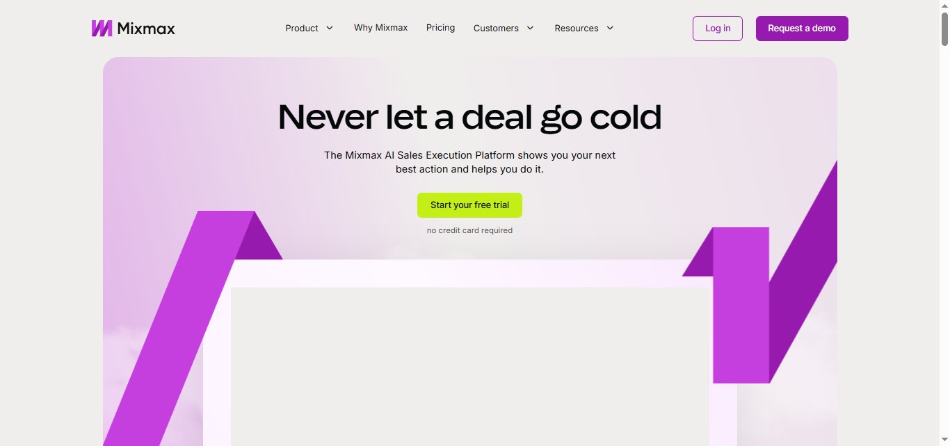 mixmax home page