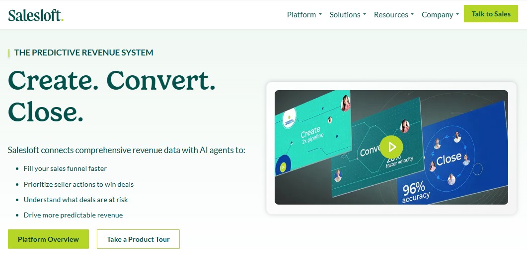 Salesloft: The Predictive Revenue System.