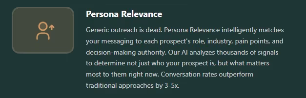 Persona Relevance.