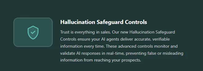 Hallucination Safeguard Controls.