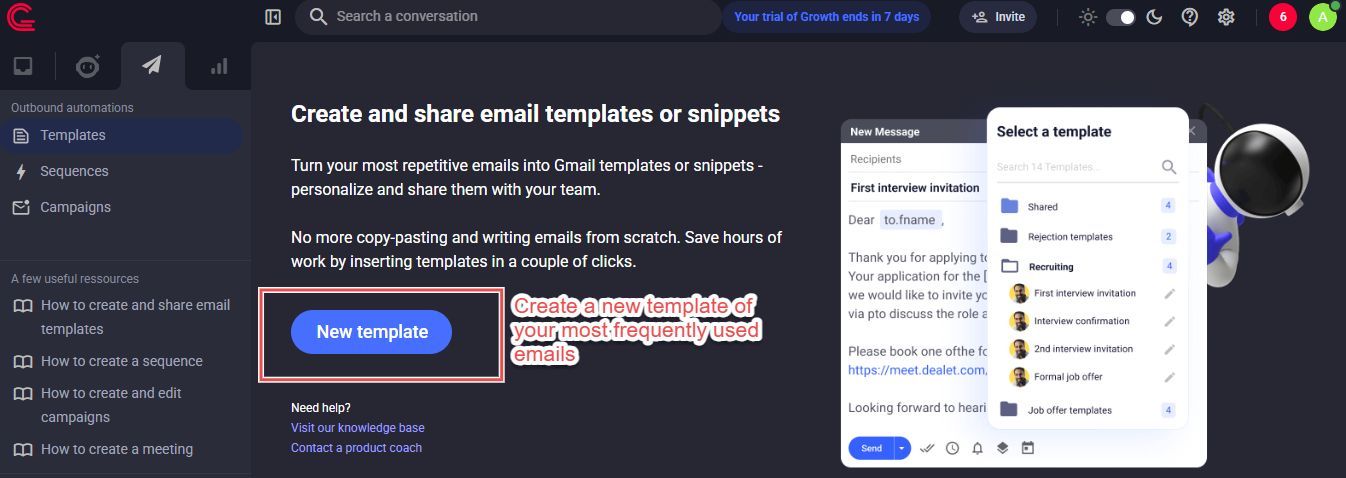 Illustration of team chat and mentions.