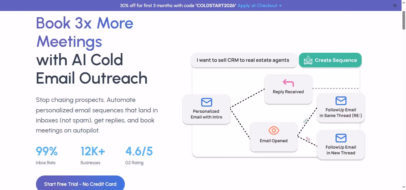 SalesBlink homepage