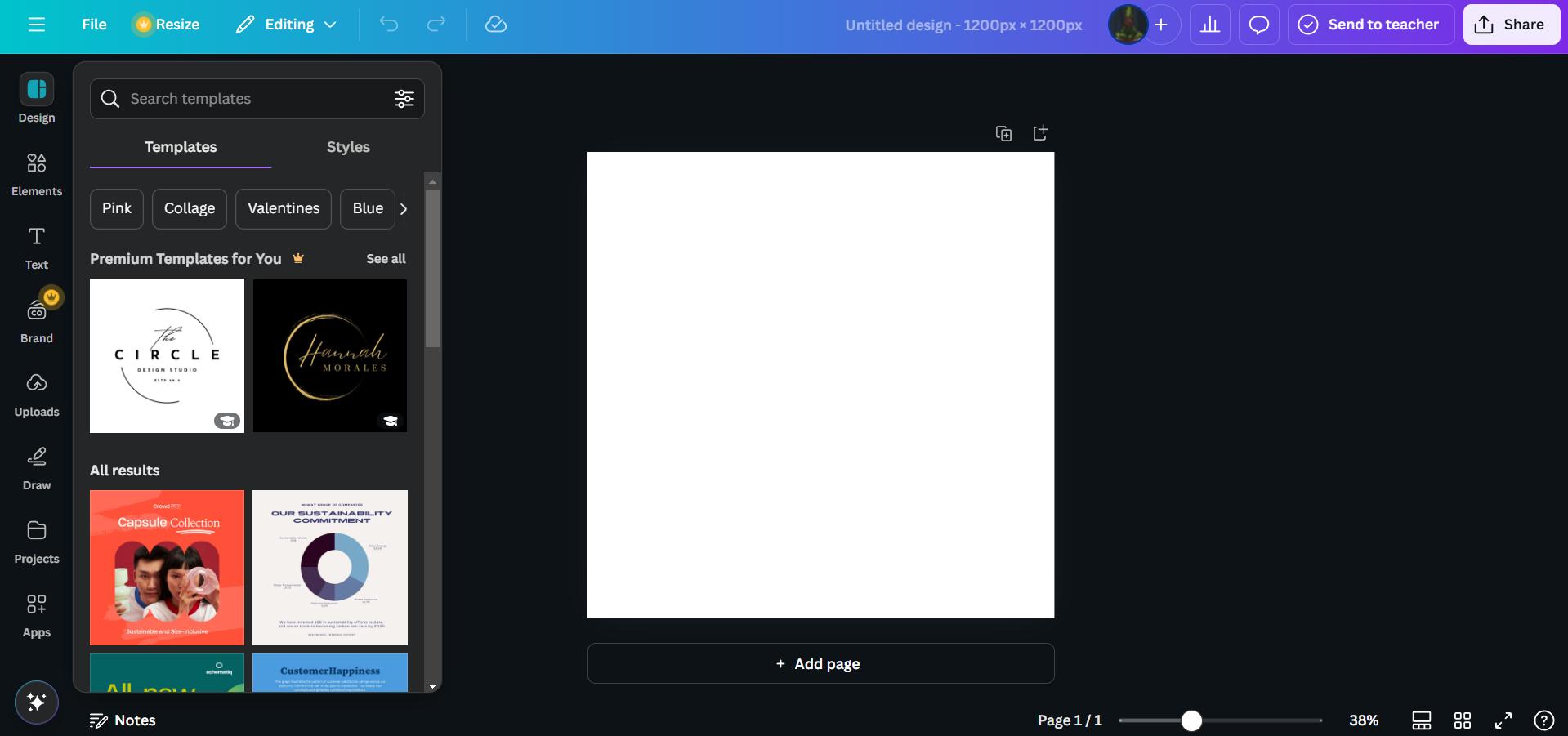 Canva LinkedIn carousel post layout