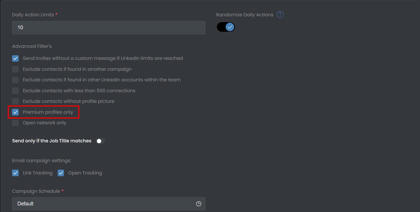 We-Connect free InMail option